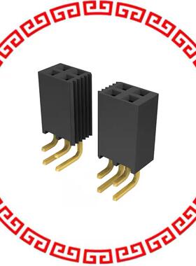 SSQ-111-02-G-D-RA CONN RCPT .100 22PS DL R/A GOL