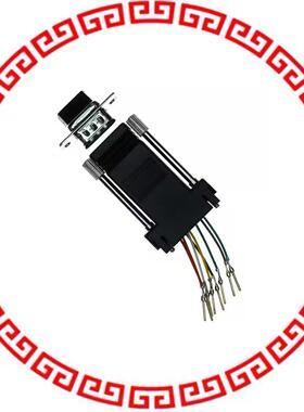 RJADK09P7080811 ADAPTER RJ45-9POS MALE DB BLACK
