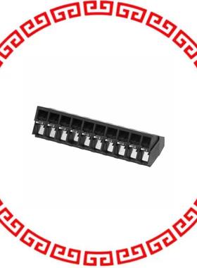 1-1546074-0 TERM BLOCK 10POS 35DEG VERT T/H