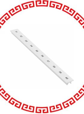 1053014:0051 ZACK STRIP 10-SECTION WHITE