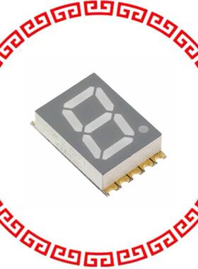 VDMR10A0 DISPLAY 7SEG 10MM SUPER RED C.A.