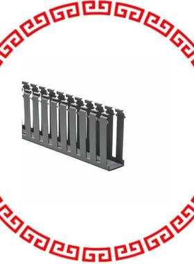 181-15404 WIRE DUCT SLOTTED SCREW GRAY 6'