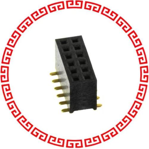 LPPB062NFSP-RC CONN HEADER .050 12PS DL SMD AU
