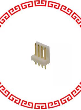 173081-4 CONN HEADER 4POS GOLD NATURAL