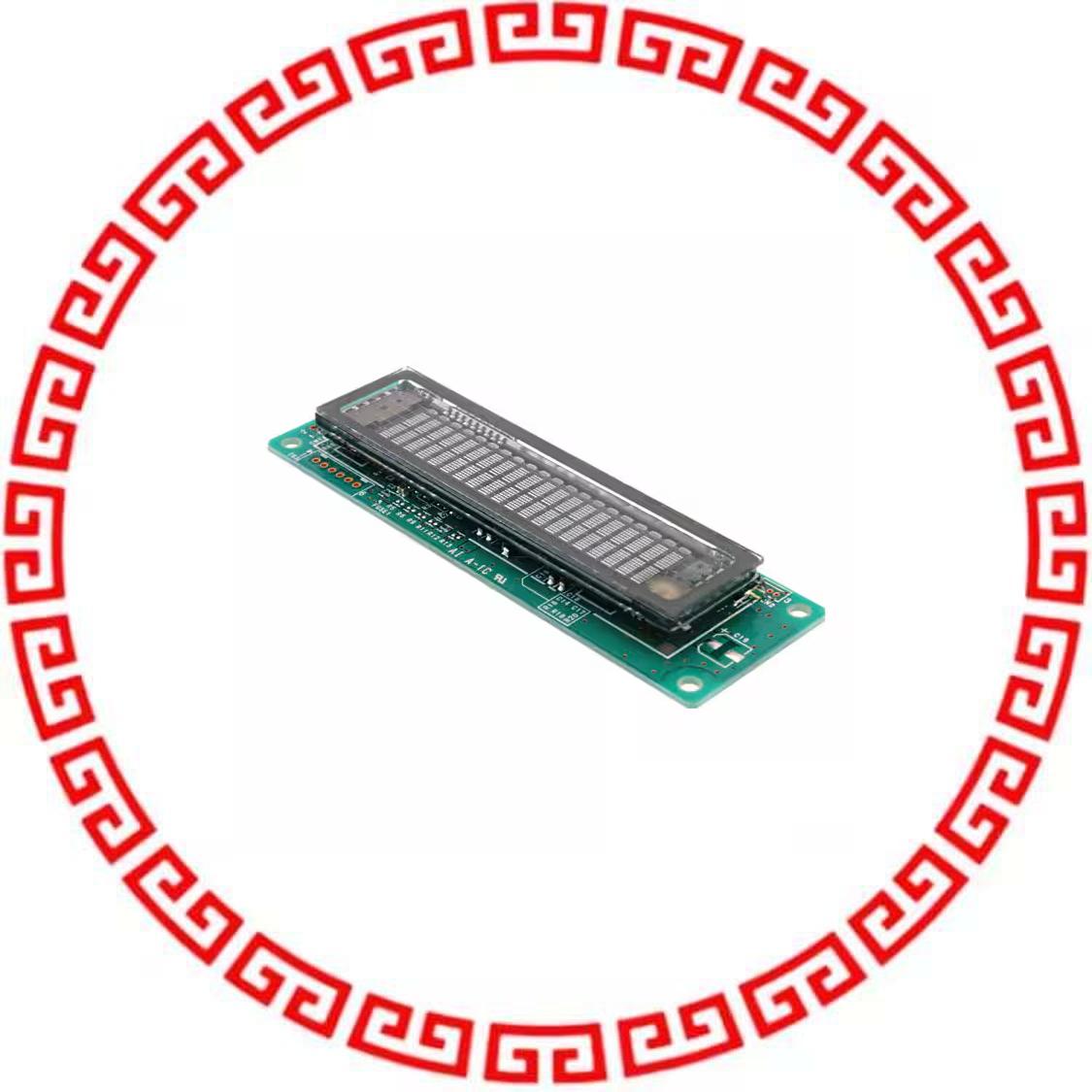CU20025-UX1J VFD CHARACTER 20X2 4.70MM