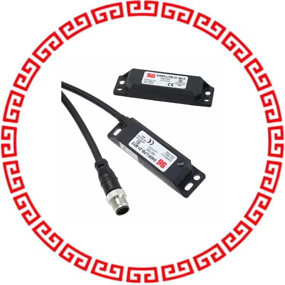 D40R-LPB-21-M12 SWITCH SAFETY SPST ELONG M12