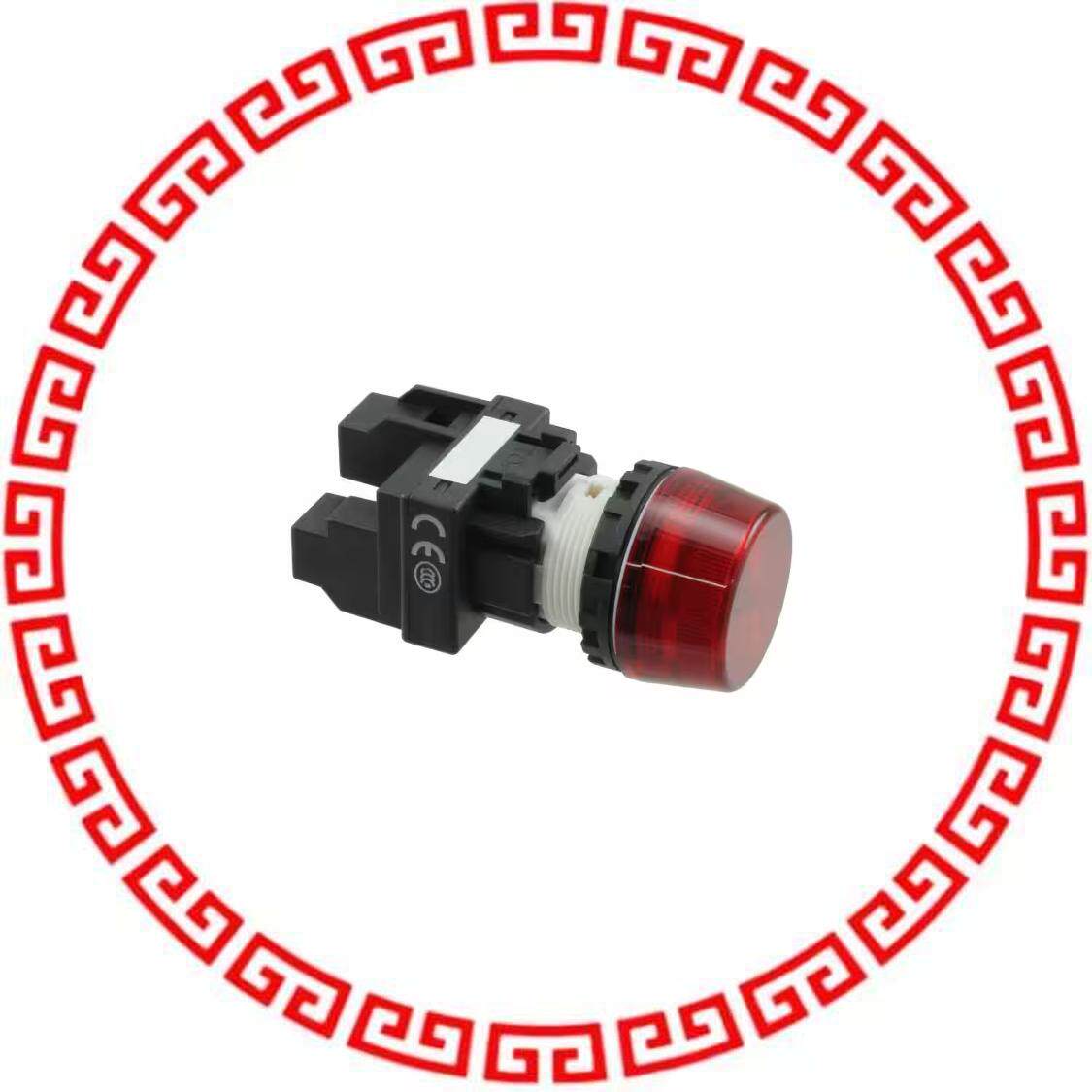 M22N-BP-TRA-RD LED PANEL INDICATOR RED 110VAC