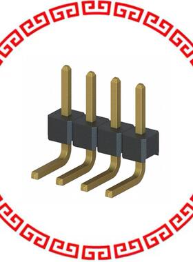 M22-2030405 4 SIL HORIZ PIN HDR