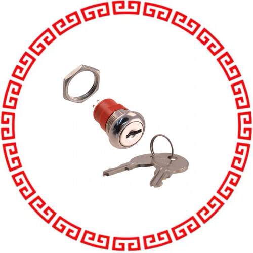 Y208122A203NQ SWITCH KEYLOCK 2POS DPDT 4A 125V