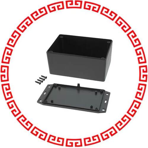 1591XXTSFLBK BOX PLASTIC BLK 4.85