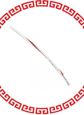 3051 WR005 HOOK-UP STRND 22AWG WHT/RED 100'