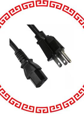 GA400 LINE CORD 7.5' W/3CONDUCTORS BLK