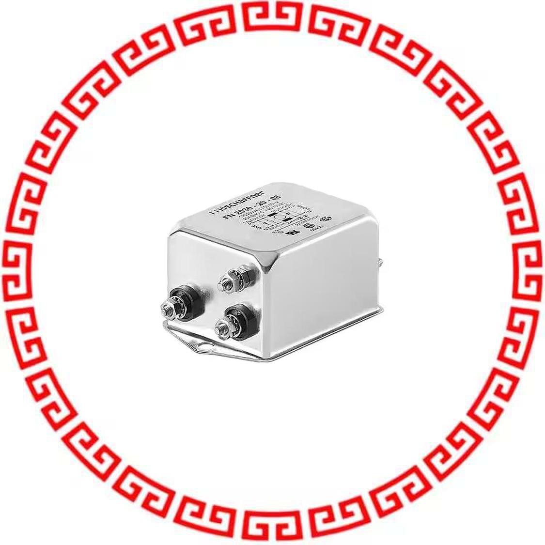 FN2030B-6-06 LINE FILTER 250VAC 6A CHASS MNT