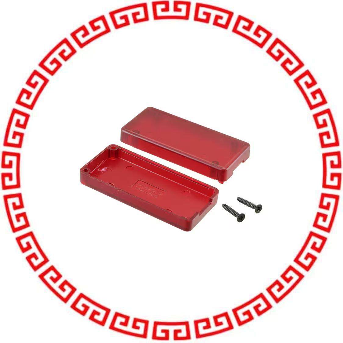 1551USB3TRD BOX ABS TRAN/RED 2.56