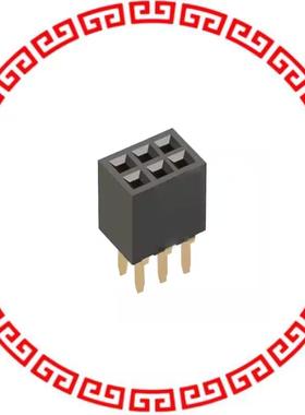 M50-3000345 03+03 DIL PCT VERT SOCKET