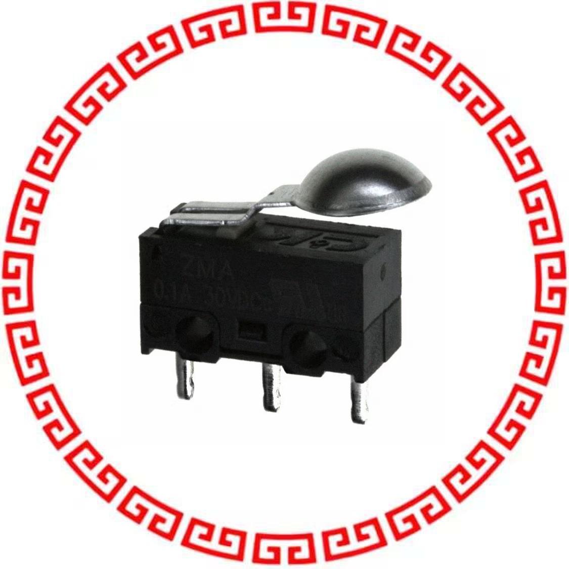 ZMA00A080S06PC SWITCH SNAP ACT SPDT 100MA 125V