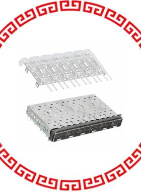 2007169-1 CONN SFP+ CAGE 1X6 W/LGHT GASKET