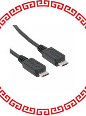 102-1061-BL-00050 CABLE USB A MICRO MALE-MALE .5M