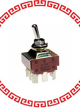 S33F SWITCH TOGGLE 3PDT 25A 125V