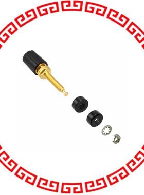 3770-0 BINDING POST MICROVOLT BLACK