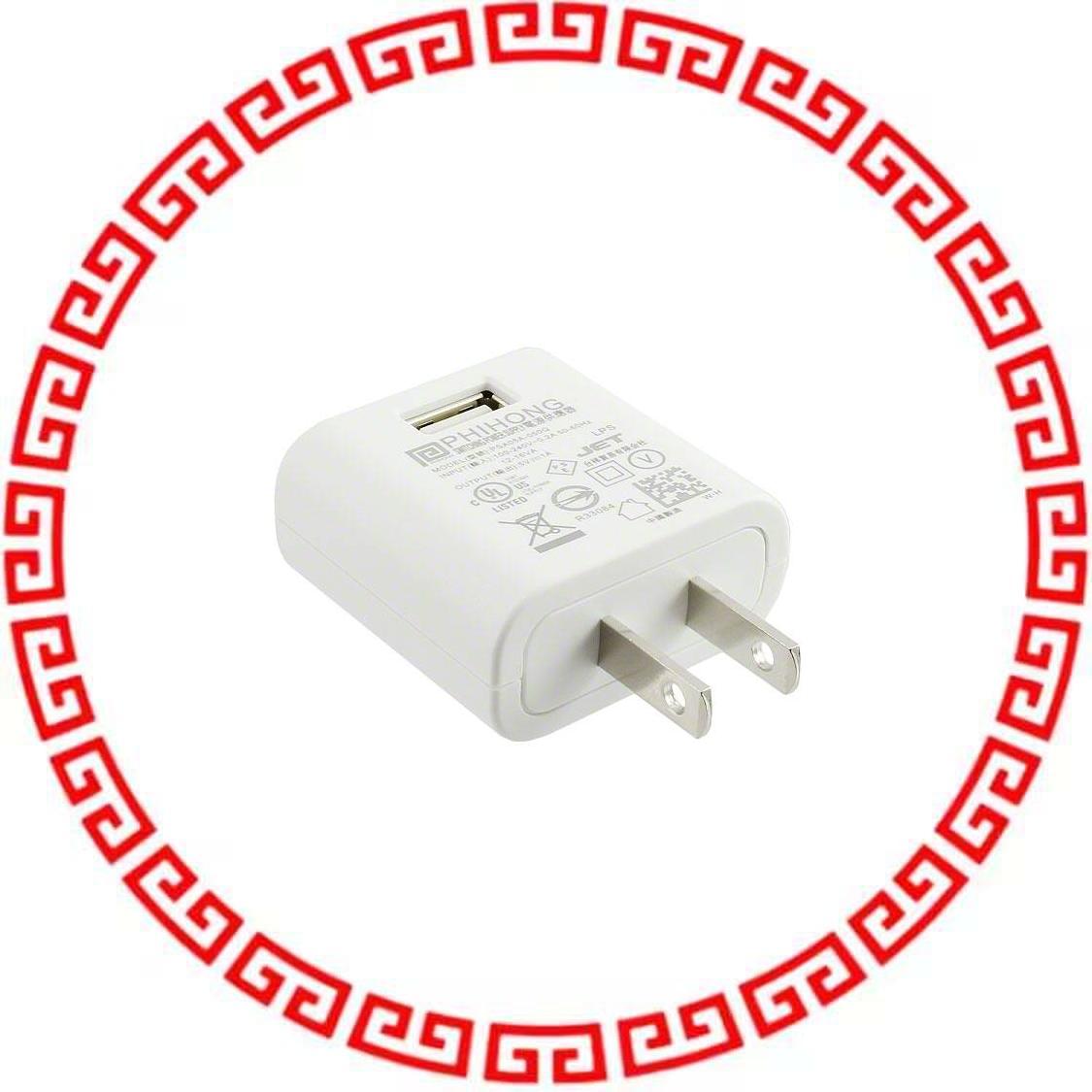 PSA05A-050QL6W AC/DC WALL MOUNT ADAPTER 5V 5W