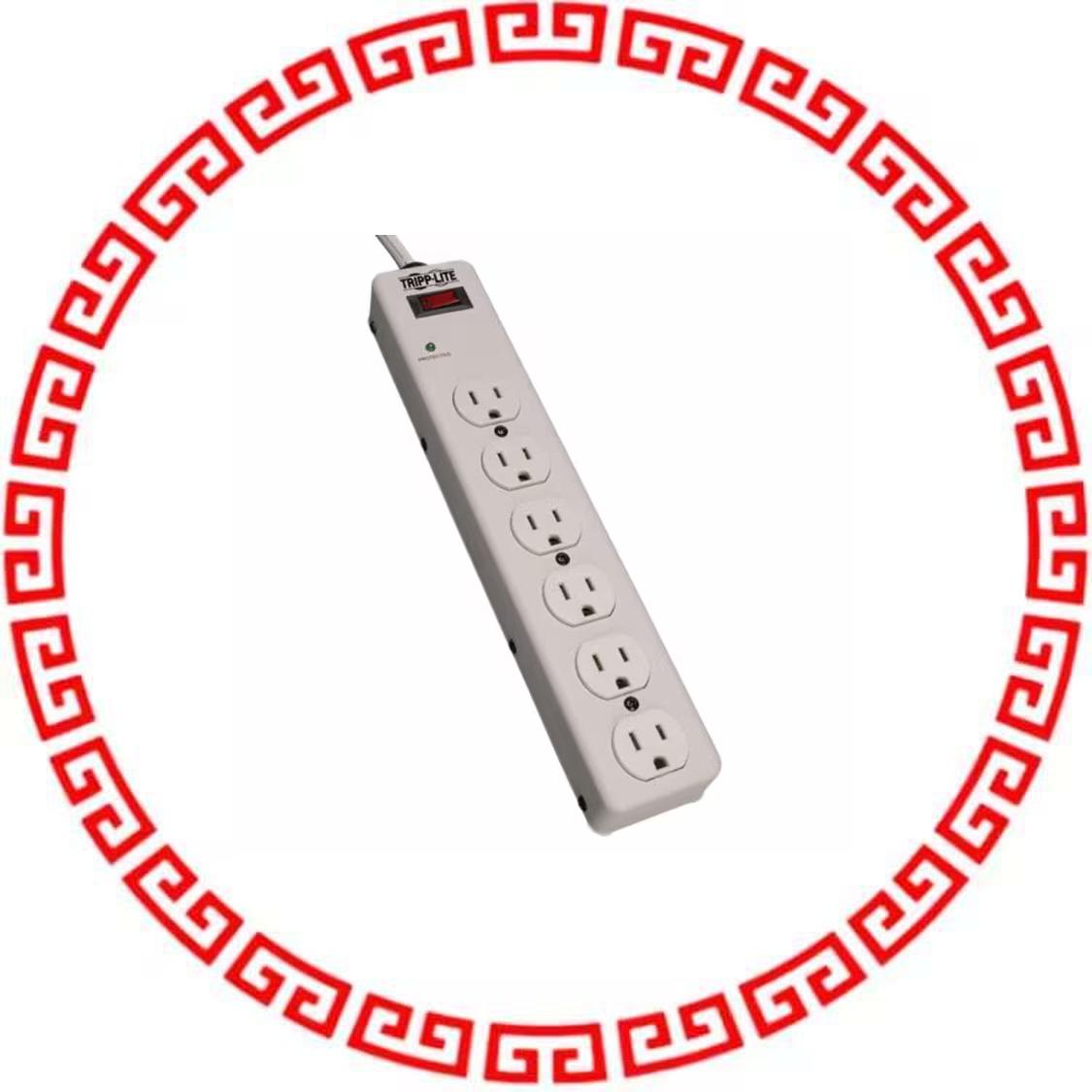 TLM606 SURGE SUPPR 6OUT 6'CORD