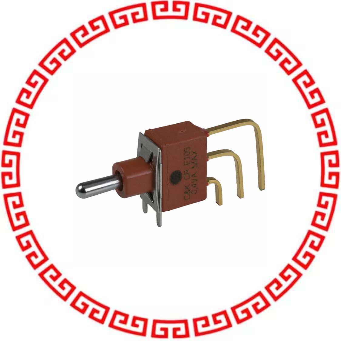 E105MD1AV2BE SWITCH TOGGLE SPDT 0.4VA 20V