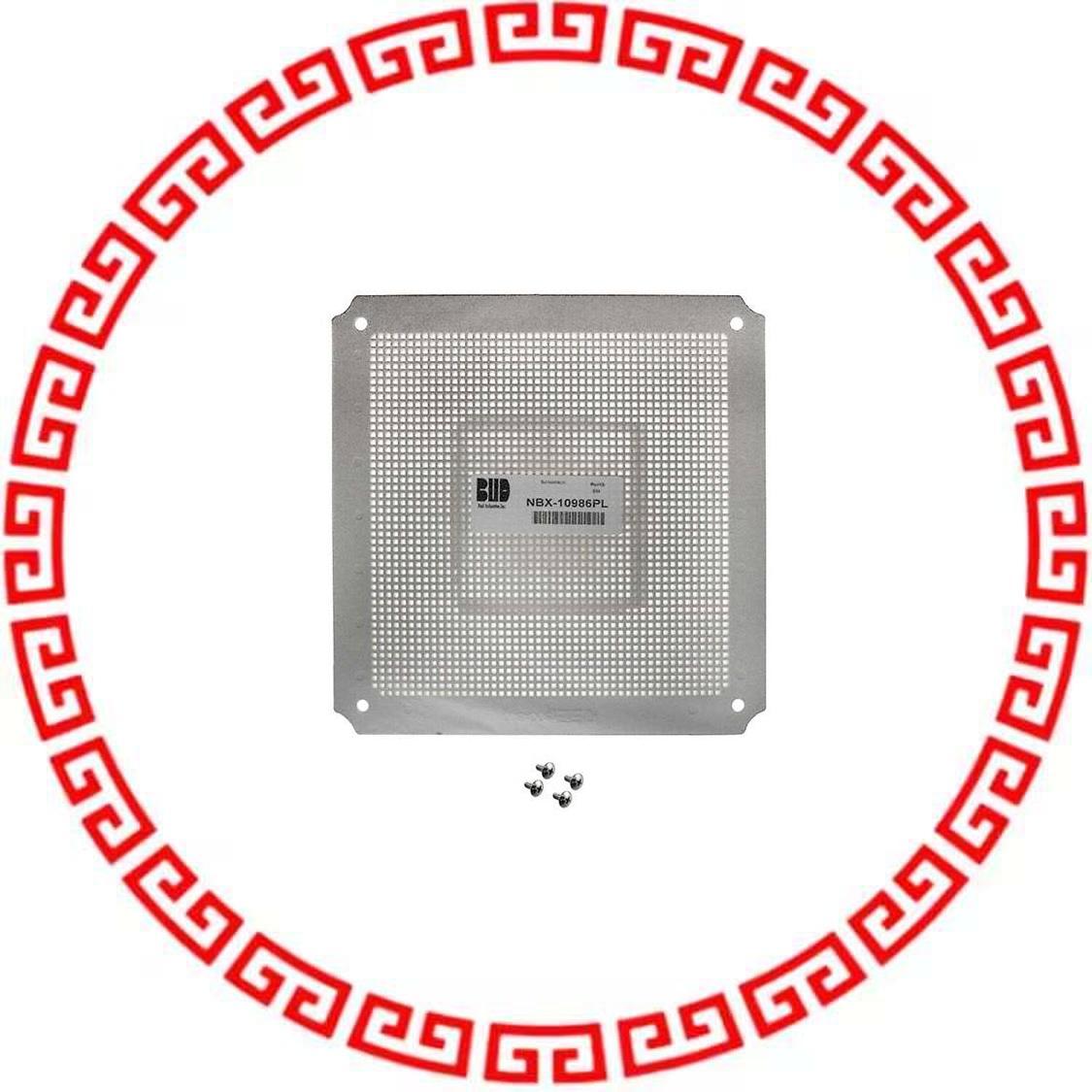 NBX-10986-PL PANEL PLASTIC 11.5X11.5