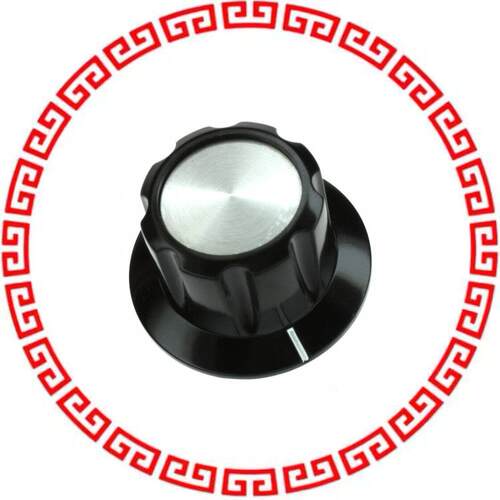 PKB90B1/4 KNOB FLUTED W/SKIRT 0.250