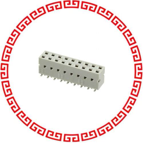 89898-309ALF CONN RCPT 18POS .100 DBL STR SMD