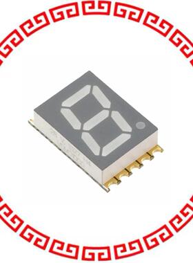 VDMO10C0 DISPLAY 7SEG 10MM SOFT ORNG C.C.