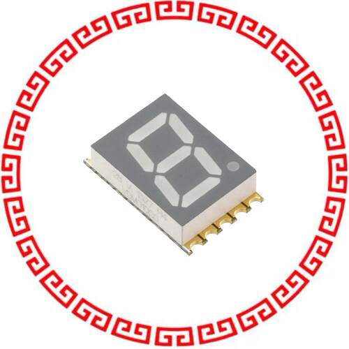 VDMO10C0 DISPLAY 7SEG 10MM SOFT ORNG C.C.