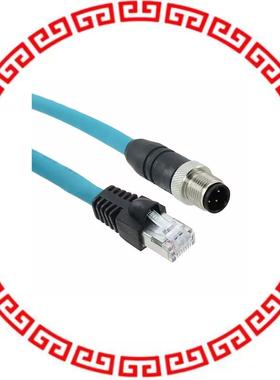DR04QR118 TL357 M12M/RJ45M 24AWG 04POLE