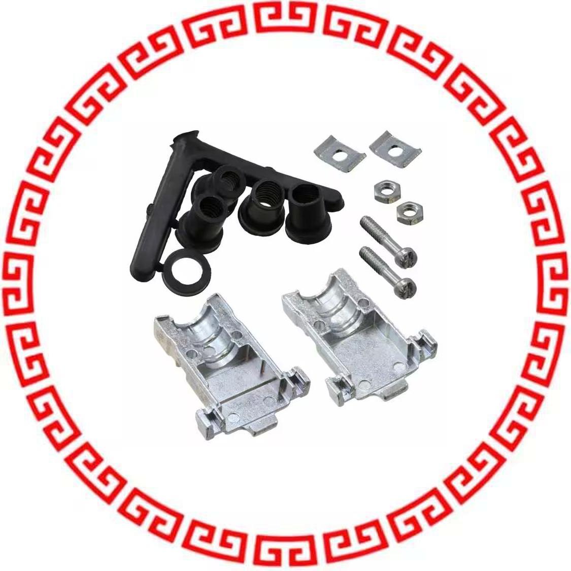 980-2000-345 BACKSHELL EMI DB9 DIE CAST ZINC