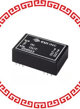VAWQ3-Q24-D15H DC DC CONVERTER +/-15V 3W