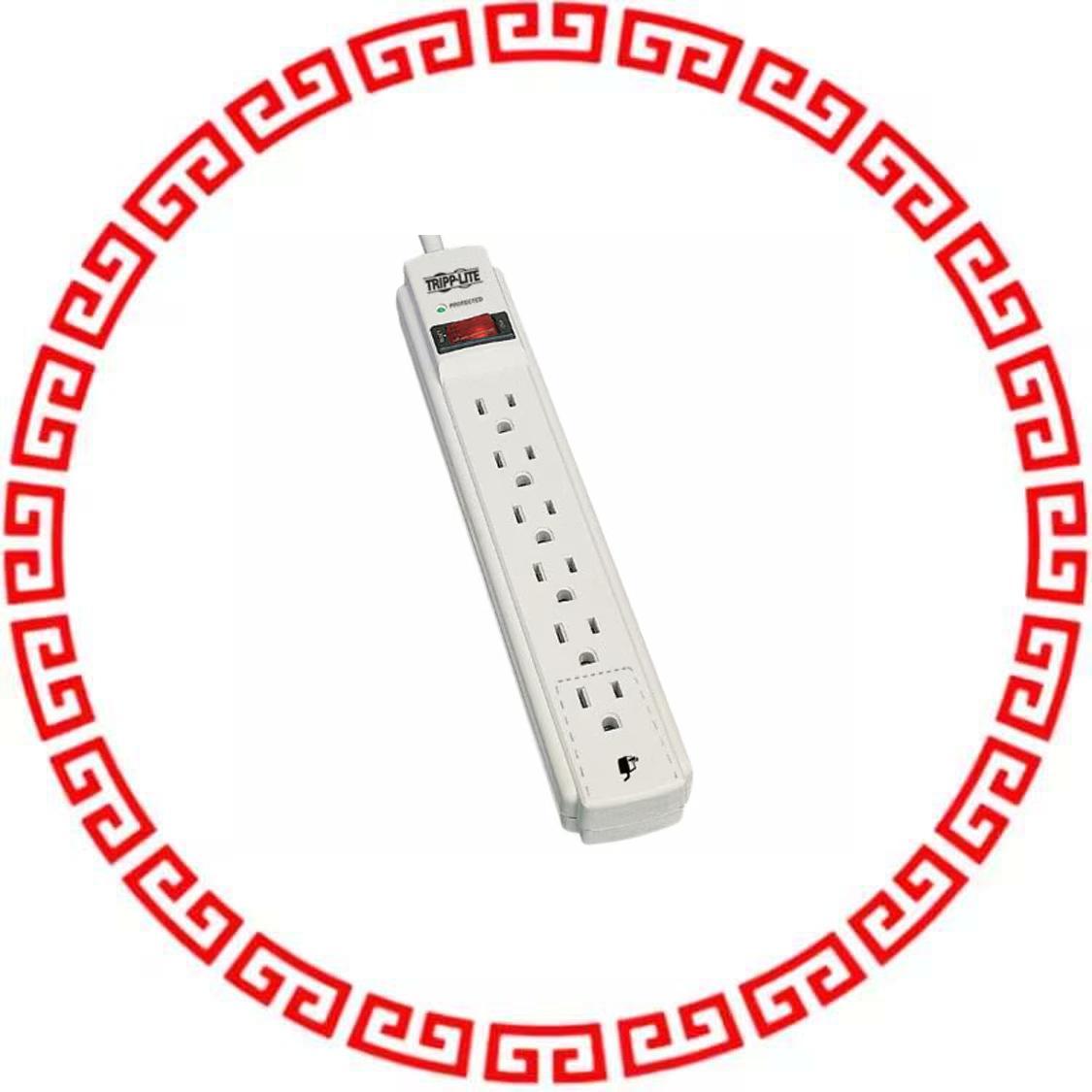 TLP608 SURGE PROTECT STRIP 6 OUTLET 8FT