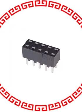 150210-6002-RB CONN 10POS 2MM SOCKET VERT PC MT