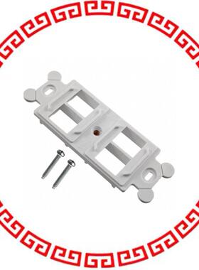 NK4106MFWH MOD FRAME SNGL GANG 4PORT WHITE