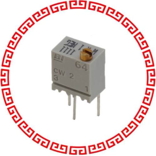 64WR10KLF TRIMMER 10K OHM 0.25W PC PIN TOP