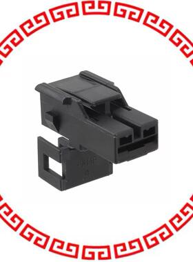 172863-2 CONN RCPT HSG 0.25 1POS BLACK