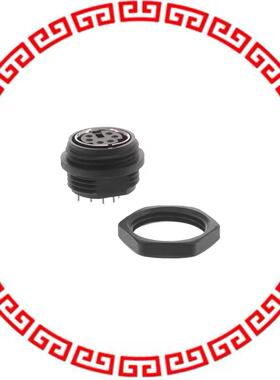 MD-60CV CONN RCPT FMALE MINI DIN 6P SLDR