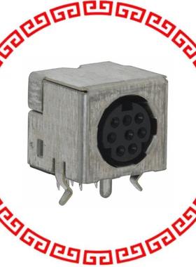 5749232-1 CONN RCPT FMALE MINI DIN 8P SLDR