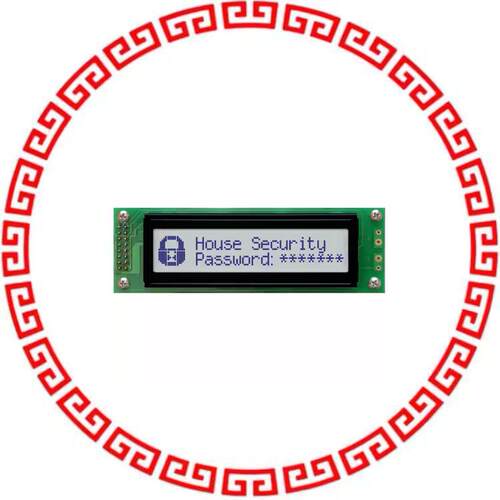 LK202-25-GW-E LCD APHA/NUM DISPL 20X2 WHT BLUE