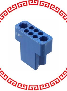 202758-3 CONN PLUG BLOCK 6POS BLUE