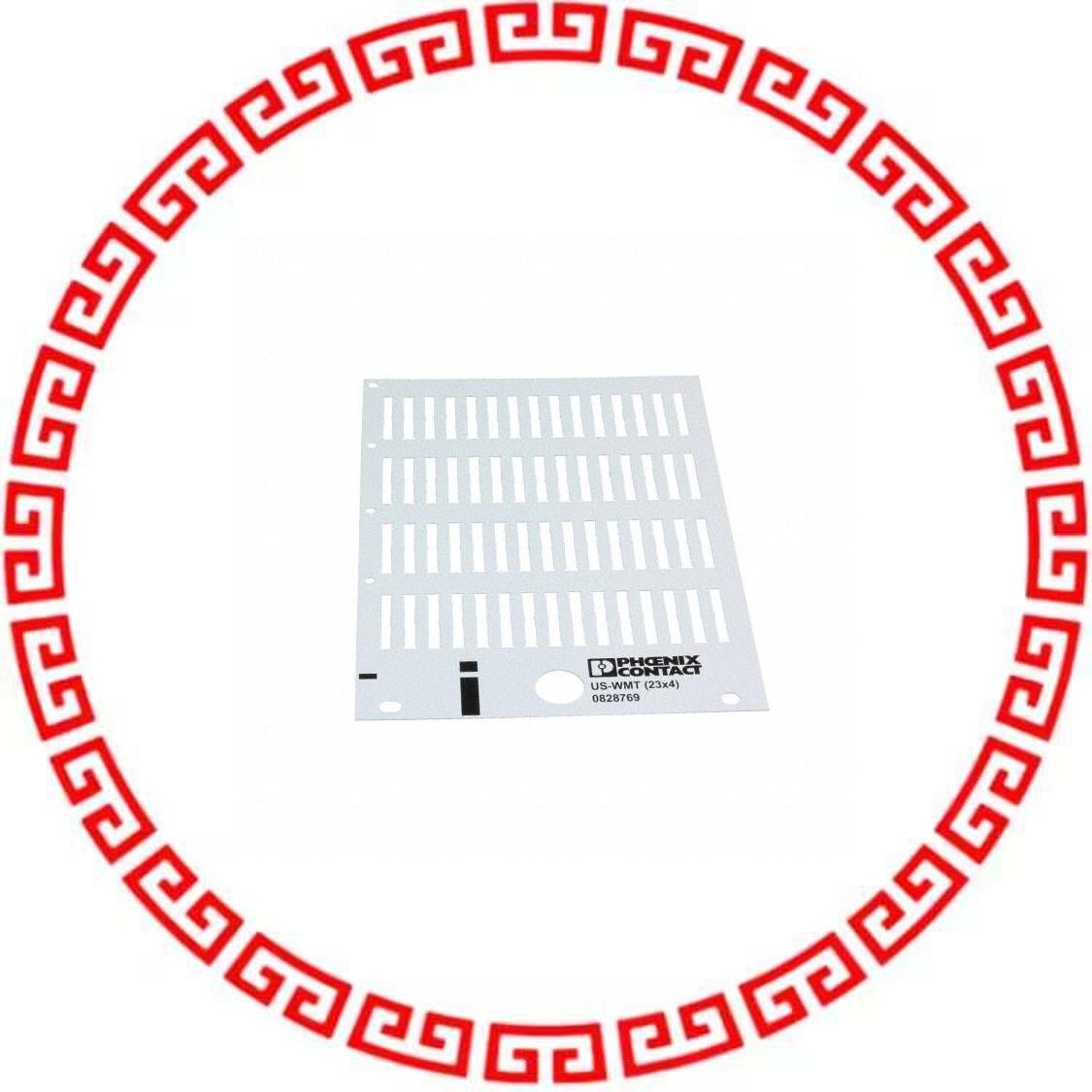828769 CABLE MARKER CARD WHITE UNLABEL