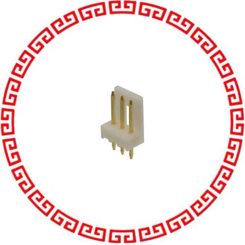 173081-3 CONN HEADER 3POS GOLD NATURAL