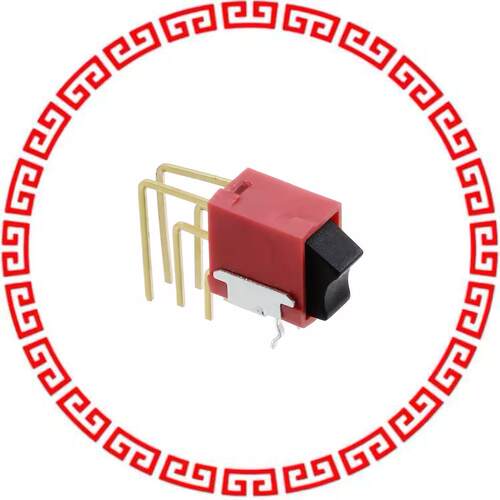 400UDP1R1BLKM7RE SWITCH ROCKER DPDT 0.4VA 20V