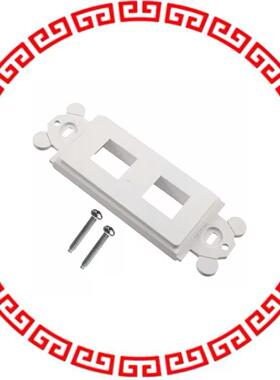 NK2RMFWH MOD FRAME SNGL GANG 2PORT WHITE