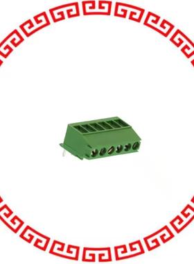 284414-6 TERM BLOCK RCPT 6POS R/A 3.50MM