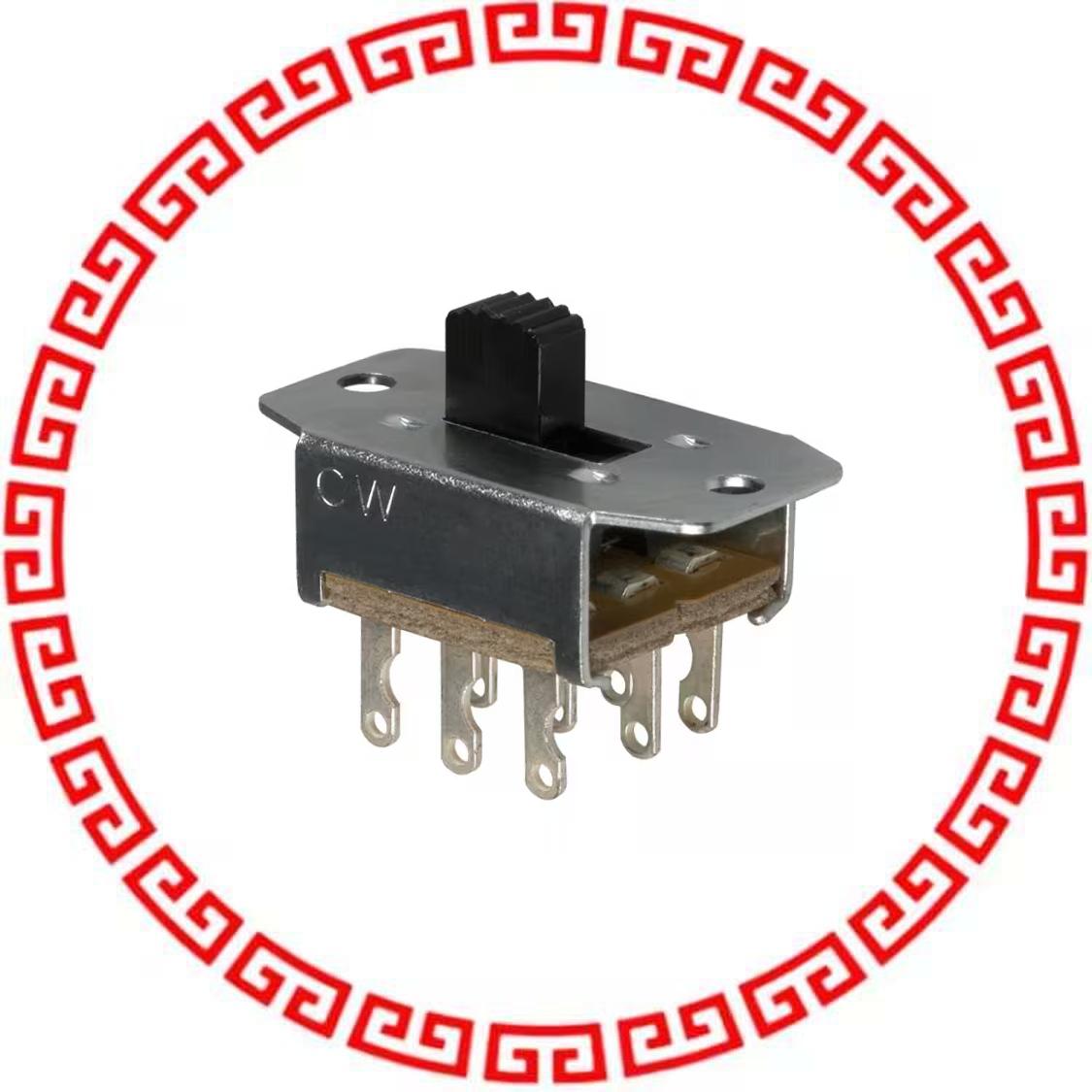 GF-161-3011 SWITCH SLIDE 3PDT 3A 125V